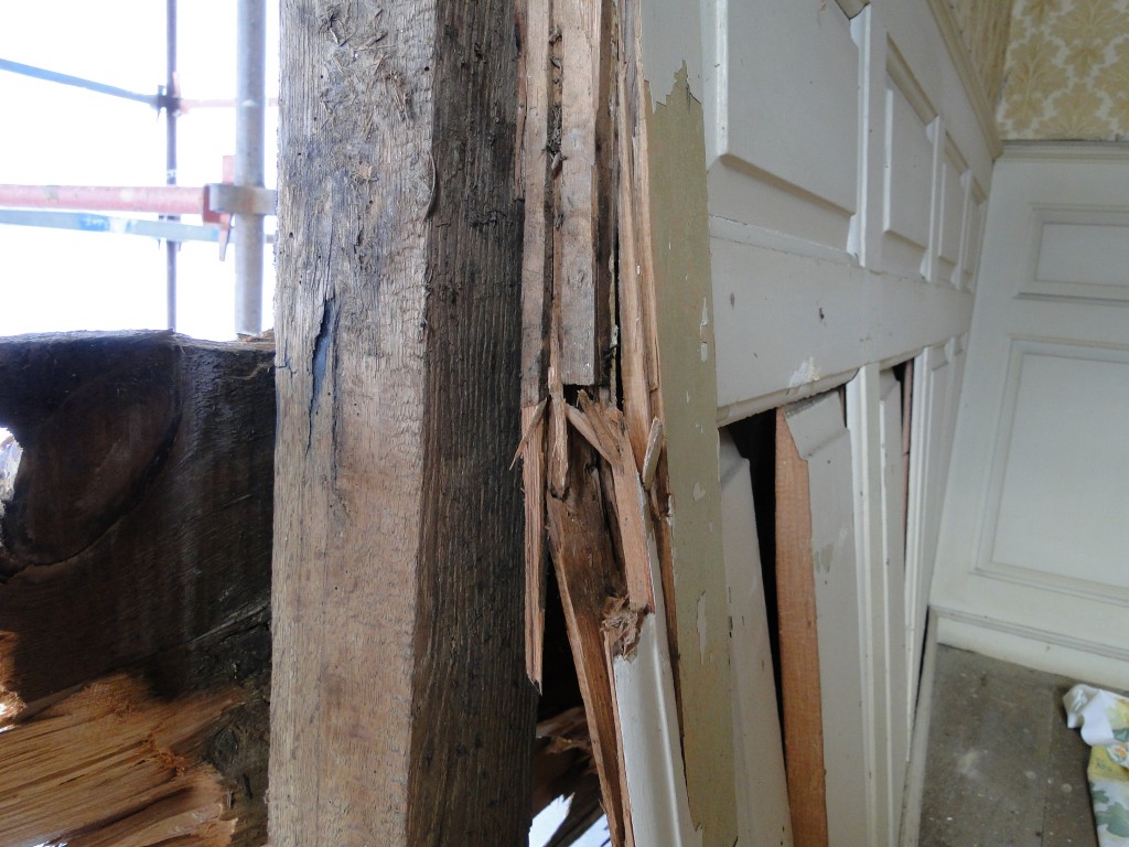 Broken stile, just below window. Photo by Shawn Perry Broken stile, just below window. Photo by Shawn Perry