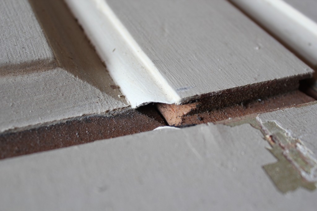 Coping detail, stile to rail Coping detail, stile to rail